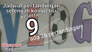 Jadwal 12 kompetisi peserta 9 sistem rotasi bagan amp tangga [upl. by Anaeed]