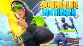 SCHNELLER EDITIEREN in FORTNITE mit DIESEN EINSTELLUNGEN ⚙️ [upl. by Wennerholn]