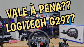 Volante LOGITECH G29 VALE A PENA Análise  Review Completo [upl. by Lednek]