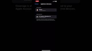 how to check applecare and warranty on any iphone shorts iphone viralvideo foryou [upl. by Leeanne]