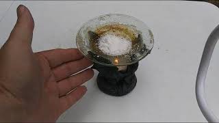 Burning Incense Without Charcoal A Hot Wax Method [upl. by Jariv783]