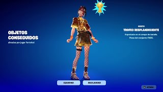 Emoticono Trofeo Resplandeciente en Fortnite [upl. by Eyaj407]