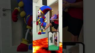 floor is lava Baby In Yellow Pomni Scary Teacher  Tutorial [upl. by Zarla970]