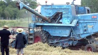 Fête des battage à lancienne de guipel 2017 [upl. by Veal]