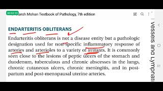 Endarteritis obliterans in Hindi  pathology lectures [upl. by Annet]