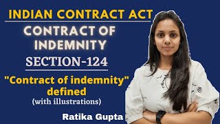 Contract of Indemnity  Section124 Contract Act 1872 [upl. by Quickel]