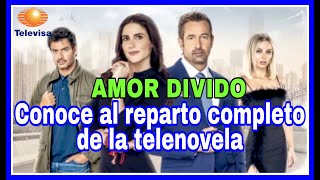 Conoce a TODOS los personajes de AMOR DIVIDIDO  CosmoNovelas TV [upl. by Eddra]