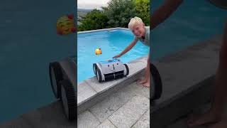 Poolroboter an die Macht 😎 Wer möchte auch einen haben shorts youtubeshorts  Steinbach Pool [upl. by Demah298]