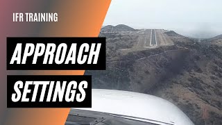 How to Set Power on an Instrument Approach  Cessna 172 Instrument Approach [upl. by Nelleeus]