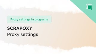 Setting up a proxy in Scrapoxy [upl. by Humfrey]