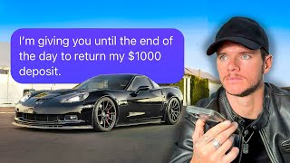 Marketplace Corvette Scammer Steals 1000 from Me [upl. by Elleret917]