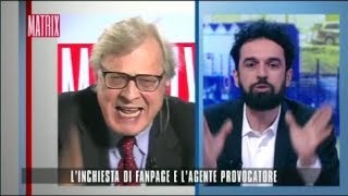 quotIncapaciquot Sgarbi vs la Iena grillina Giarrusso [upl. by Em114]