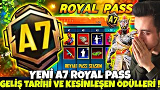 YENİ A7 ROYAL PASS EFSANE GÖRÜNTÜLER  😲 A7 RP 1100 ÖDÜLLERİ  A7 ROYAL PASS PUBG MOBİLE [upl. by Llennhoj365]