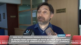 SE ESPERA PARA SEPTIEMBRE LA VISITA DEL PROF DAVID MURPHY ESPECIALISTA EN CS AMBIENTALES [upl. by Aittam]