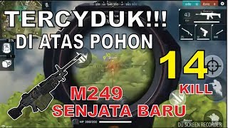 M249 Senjata Baru FREE FIRE  Solo Vs Duo Menang 14 Kill [upl. by Nennarb484]