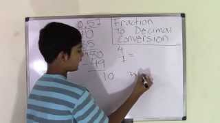 6th Grade Math How to Convert Fraction to Decimal Number [upl. by Rolo]