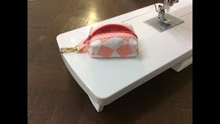 Couture Madalena Coudre Un Petit Porte monnaie Avec Porte Clé [upl. by Lacram]