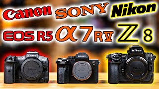 Nikon Z8 vs Sony a7R V vs Canon EOS R5 Which Camera SHOULD You Buy [upl. by Adriene]