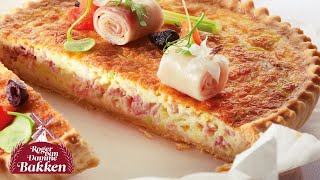 Quiche Lorraine  Roger van Damme Bakken [upl. by Tisbee]