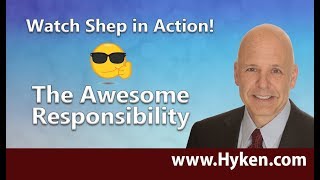 The Awesome Responsibility Shep Hyken Keynote Excerpt [upl. by Magdalena]