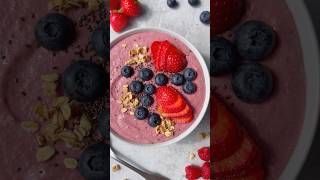 Oat Smoothie Bowl  Make it in 5 minutes [upl. by Etra113]