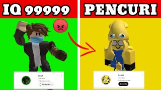 YOUTUBER ROBLOX IQ 999 VS PENCURI KONTEN [upl. by Learsi]