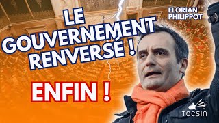 Chute de Barnier démission de Macron tensions Le PenBardella  Florian Philippot analyse le chaos [upl. by Eleon156]