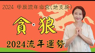 【2024甲辰年紫微流年運勢】系列流年命宮貪狼2024運勢 貪狼在辰2024流年運勢 2024流年運勢2024流年四化 chinese astrology 2024運勢 2024生肖運勢 [upl. by Chapman427]