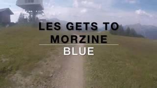 Returning from Les Gets to Morzine  NO MORE ROAD [upl. by Blood]