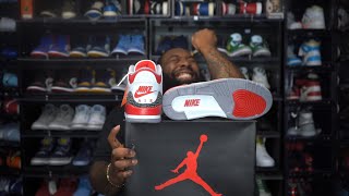 FIRST LOOK Air Jordan 3 Fire Red 2022 Nike Air [upl. by Annuhsal]