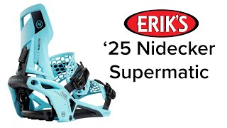 2025 Nidecker Supermatic Snowboard Bindings [upl. by Novi6]