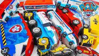 Paw Patrol toys unboxing ASMR  PAW Patroller Rescue amp Transport Vehicle  Chase Rubble Marshall [upl. by Enilesor]