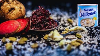 I added Milkmaid in this recipe and it turned out mind blowing Milkmaid Beetroot Halwa recipe Tamil [upl. by Kohsa]