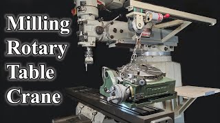 Milling Machine Crane for Lifting Rotary Tilting Table Nikken NST300HP Part 2 [upl. by Anayk]