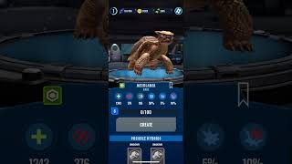 Creating MEIOLANIA  RARE  jurassicworldalive jurassicworld jwalive dinosaur jurassicpark [upl. by Delgado]