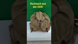 Short backpack from the GDR Rucksack hergestellt in der DDR [upl. by Spring433]