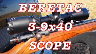 BERETAC 39x40 TACTICALHUNTING SNIPER MILDOT Reticle Scope [upl. by Llewoh518]