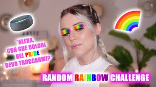 RANDOM RAINBOW CHALLENGE 🌈ft CarmiMua e Mrtndamex [upl. by Asiole]