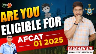 Are You Eligible for AFCAT 1 2025  AFCAT 1 2025 Eligibility Criteria  AFCAT 2025 Exam Preparation [upl. by Allimak287]