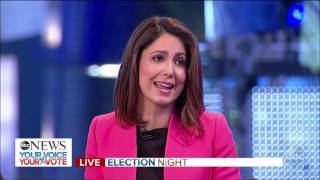 ABC News Election Night 2016 Coverage  7pm Hour Hillary R Clinton v Donald J Trump [upl. by Secnarf]