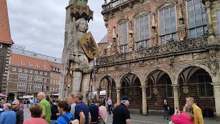 STADT BREMEN 2023  Rathaus u Marktplatz [upl. by Seiber549]