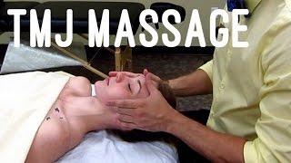 Massage Tutorial MFR for TMJ pain 2013 version [upl. by Ayital696]