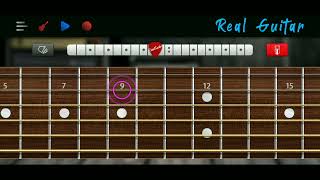 Aruarian Dance  Nujabes  Play On Real Guitar App [upl. by Ainsworth]