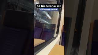 OffenbachBieber RB423S2➡️Niedernhausen br423 sbahn shorts [upl. by Kenward]