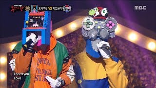 King of masked singer 복면가왕  Game manager VS Gameboy 1round  Aspirin 20180401 [upl. by Ayyidas]