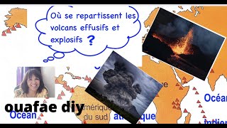 Ou se repartissent les volcans effusifs et explosifs [upl. by Varipapa]