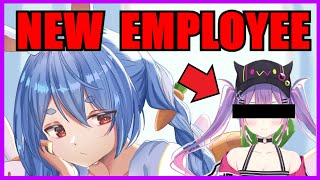 【Hololive】Pekora New Employee Joined Usada Construction 【Minecraft】【Eng Sub】 [upl. by Gnilrad]