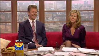 Kate Garraway in sheer black tights 3 [upl. by Takara]