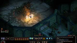 Pillars Of Eternity 2 Deadfire Beckoner vs Giant Cave Grub PoTD Upscaled [upl. by Fishback]