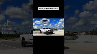 Gutter Hood Stack dieseltrucks automobile cummins [upl. by Jeggar]